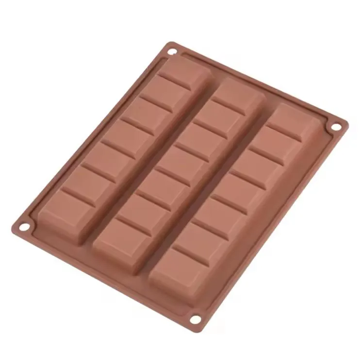 Moule silicon 3 barres chocolat