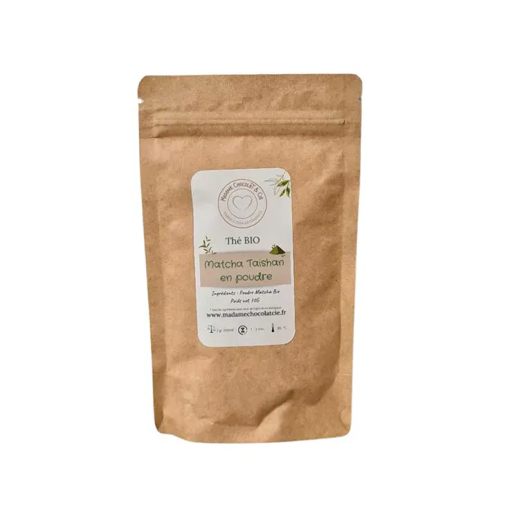 sachet th&eacute; matcha poudre bio 70G
