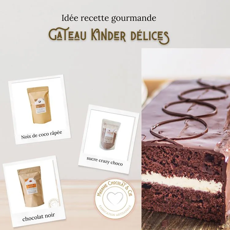 Lot g&acirc;teau Kinder d&eacute;lices