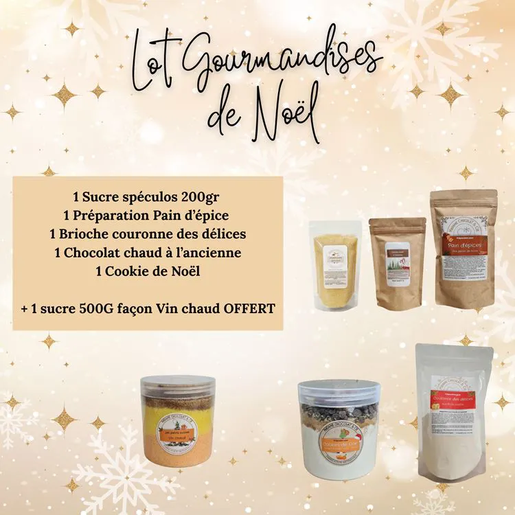 Lot Gourmandises de Noël 