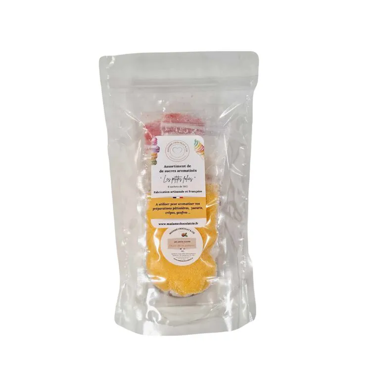 sachet assortiment 6 sucres 50G Les petites folies
