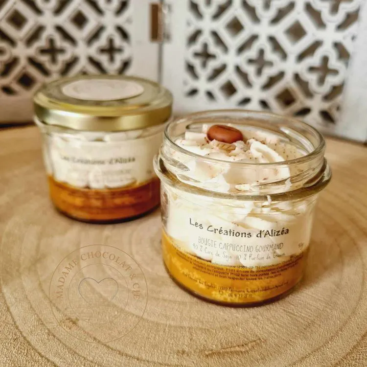 Bougie Cappuccino Gourmand Pot 70G