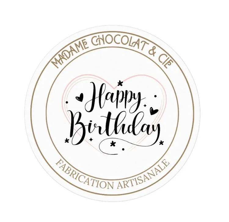 Etiquette Happy Birthday