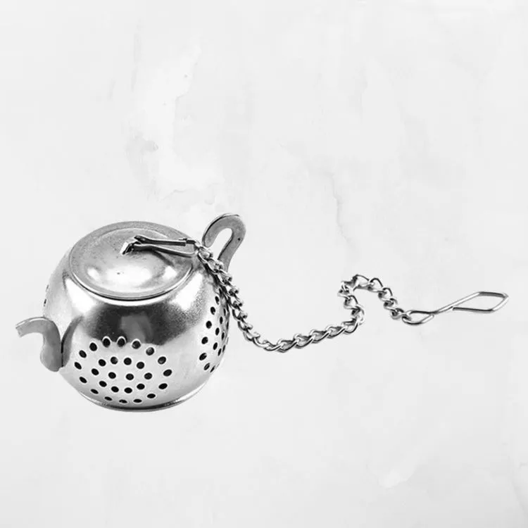 Infuseur théière argenté