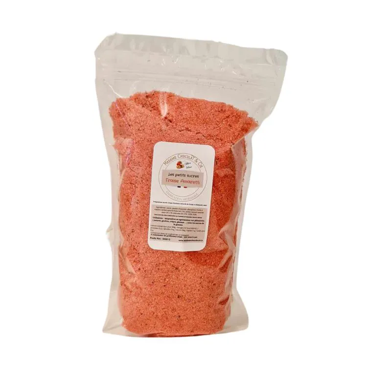 sucre fraise / amaretti 1Kg ANTI GASPI