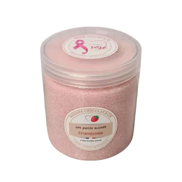 sucre framboise 500G Octobre Rose