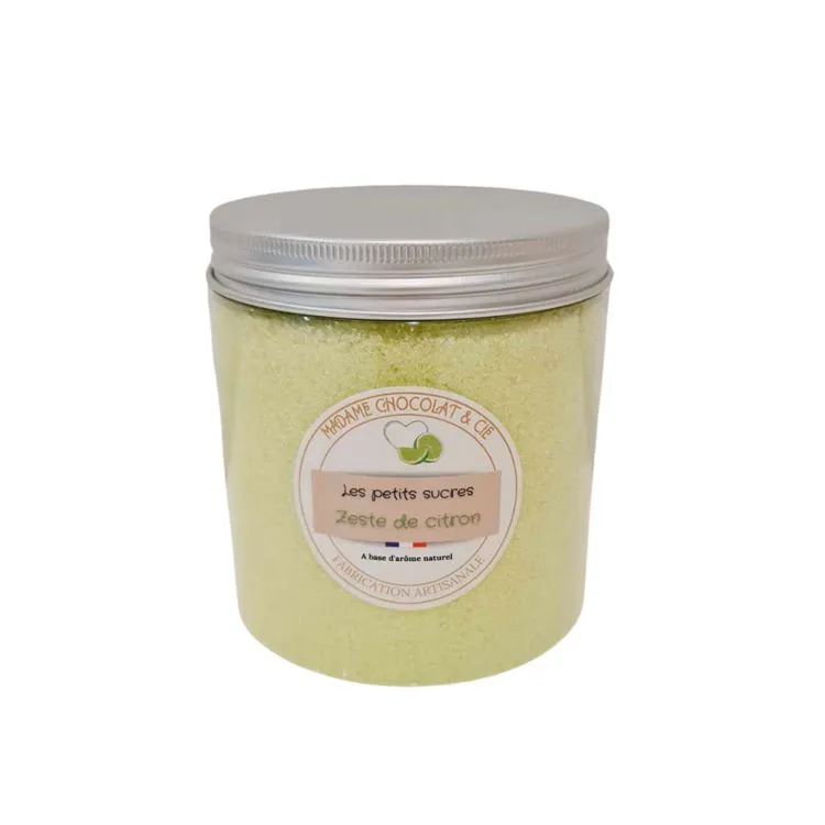 sucre zeste de citron vert 500G Merci