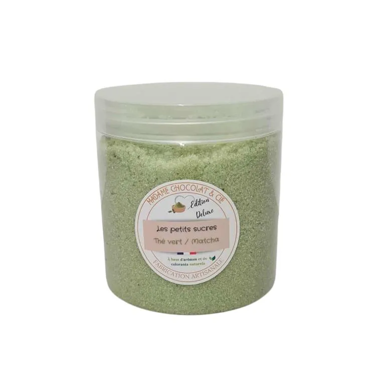 sucre th&eacute; vert / matcha 500G Pens&eacute;es gourmandes