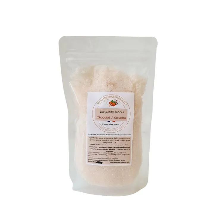 sucre chocolat/noisette 200G