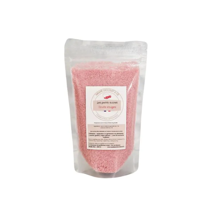 sucre fruits rouge 200G