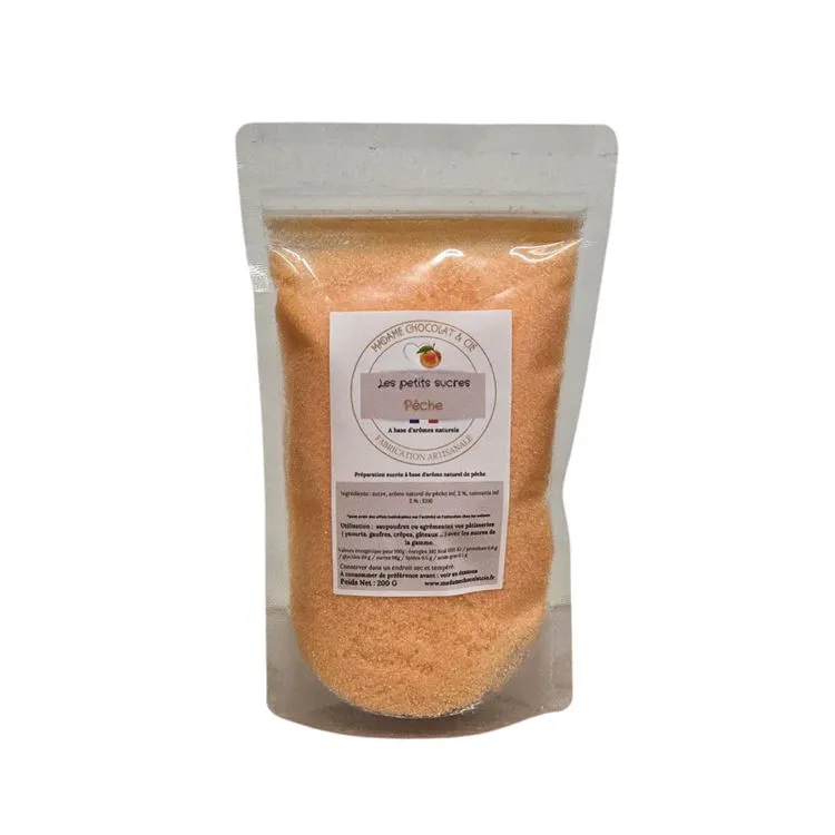 sucre p&ecirc;che 200G