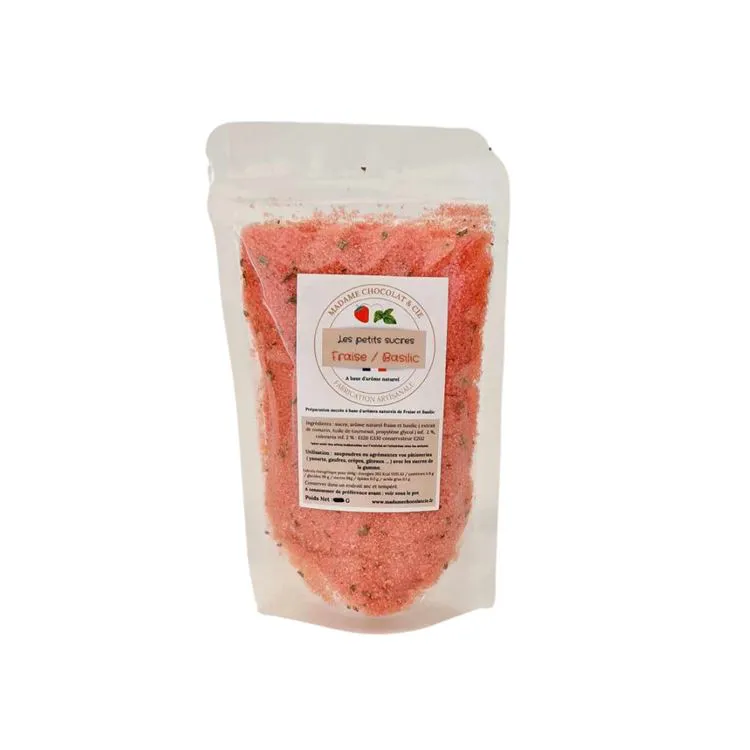 sucre fraise / basilic 200G ANTI GASPI