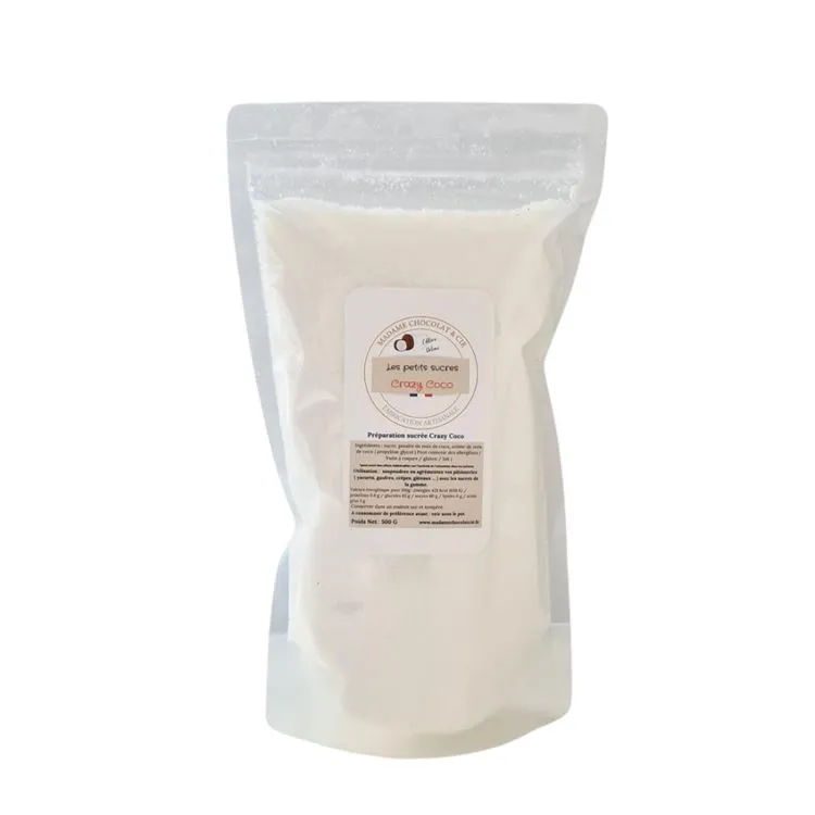 sucre crazy coco SACHET 500G 