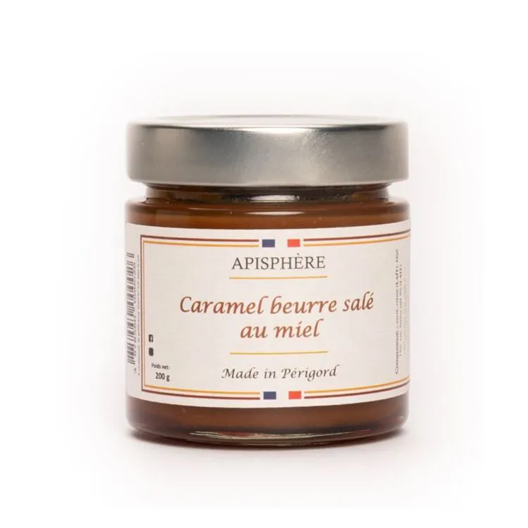 Caramel beurre sal&eacute; au miel 200G