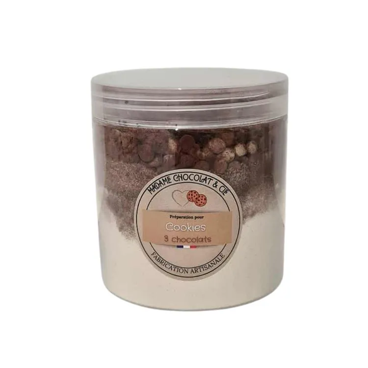 Cookies aux 3 chocolats Pens&eacute;es gourmandes