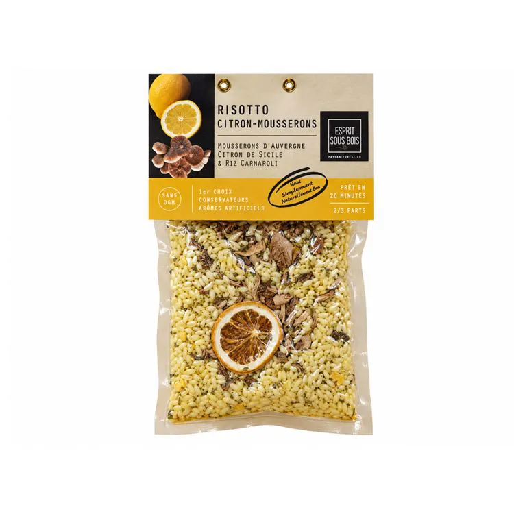 Risotto Citron et Mousseron d&rsquo;Auvergne