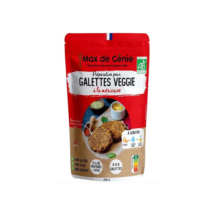 Galettes Veggie &agrave; la mexicaine