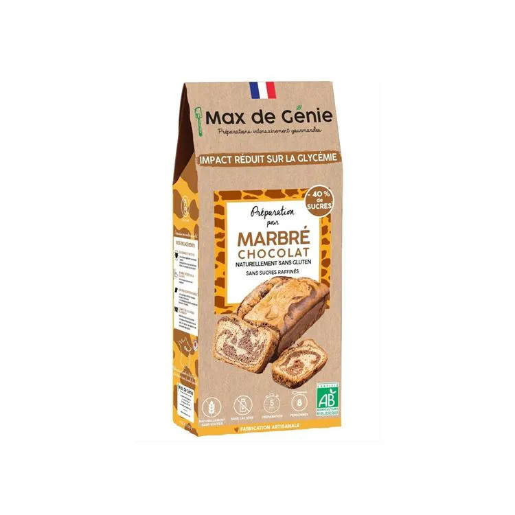 G&acirc;teau marbr&eacute; au chocolat sans gluten