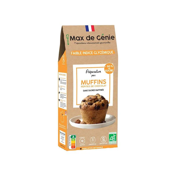 muffins pepites de chocolat sans gluten