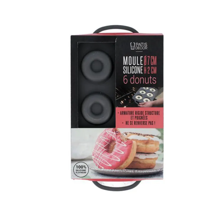 Moule 6 donuts silicon