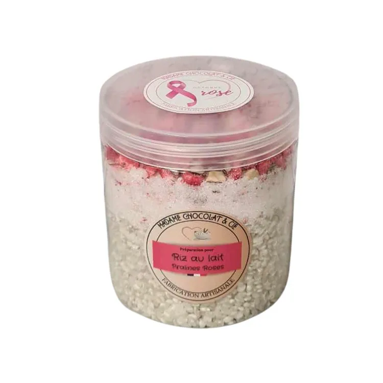 riz au lait pralines roses Octobre Rose