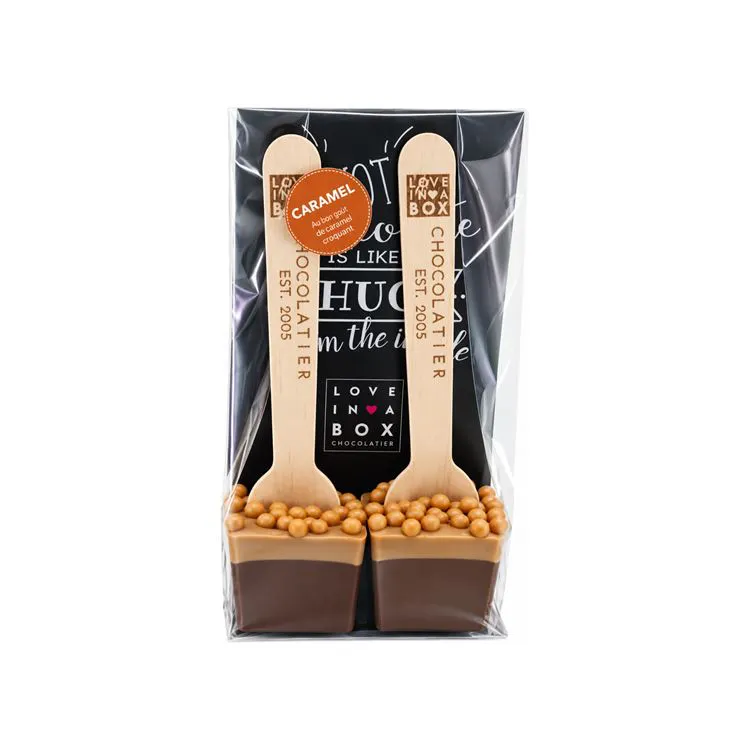 Sucettes choco noir / Caramel X2