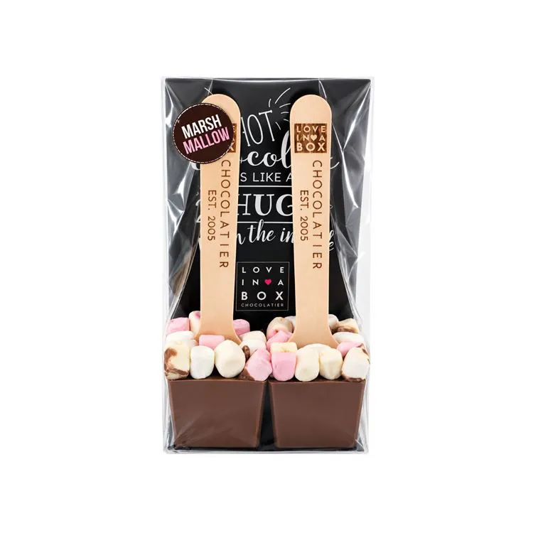 Sucettes choco lait / guimauve X2