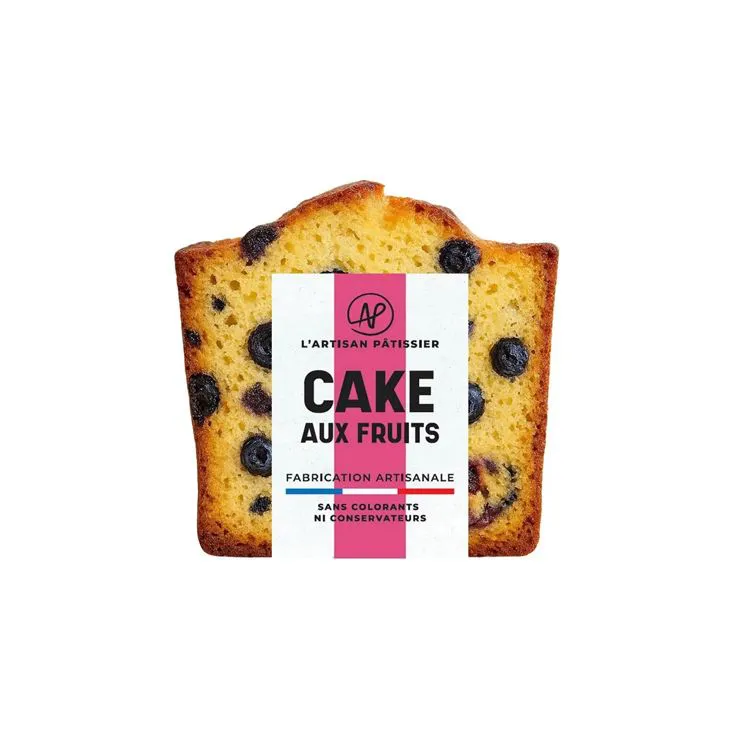 tranche Cake aux fruits