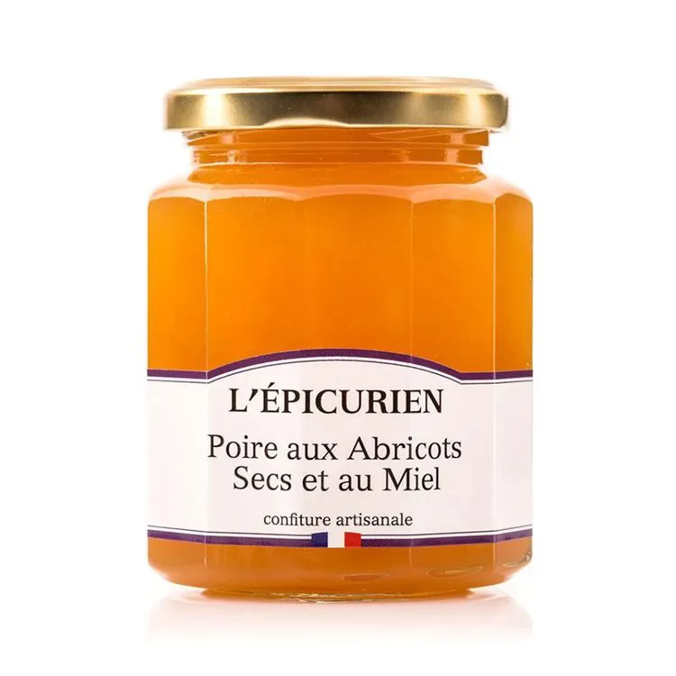Confiture Poire aux abricots secs et au miel 320 g