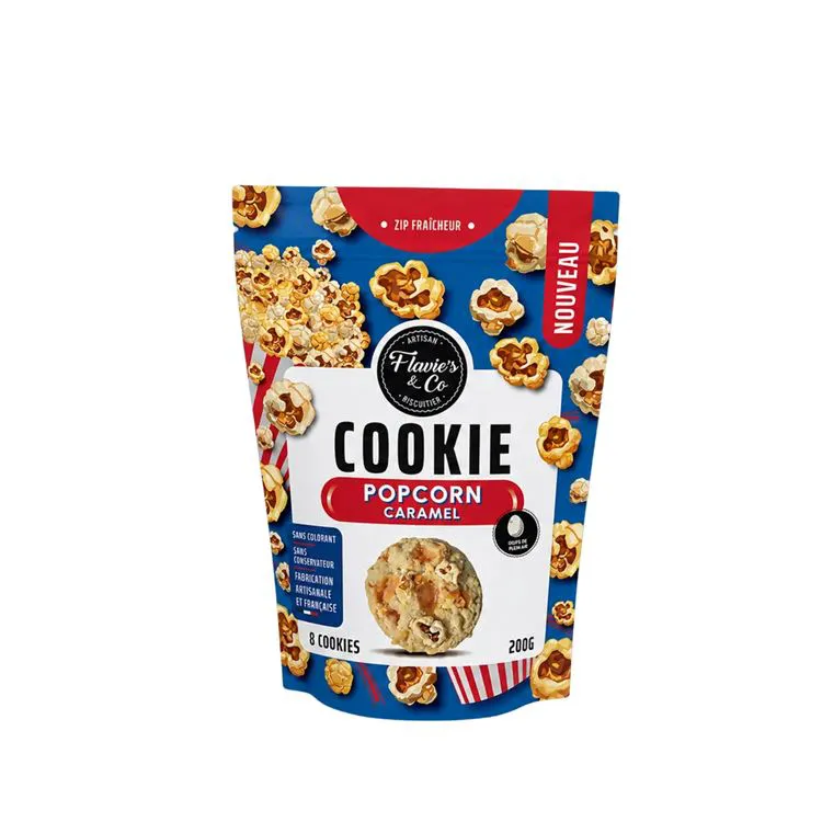 Cookies pop corn - caramel