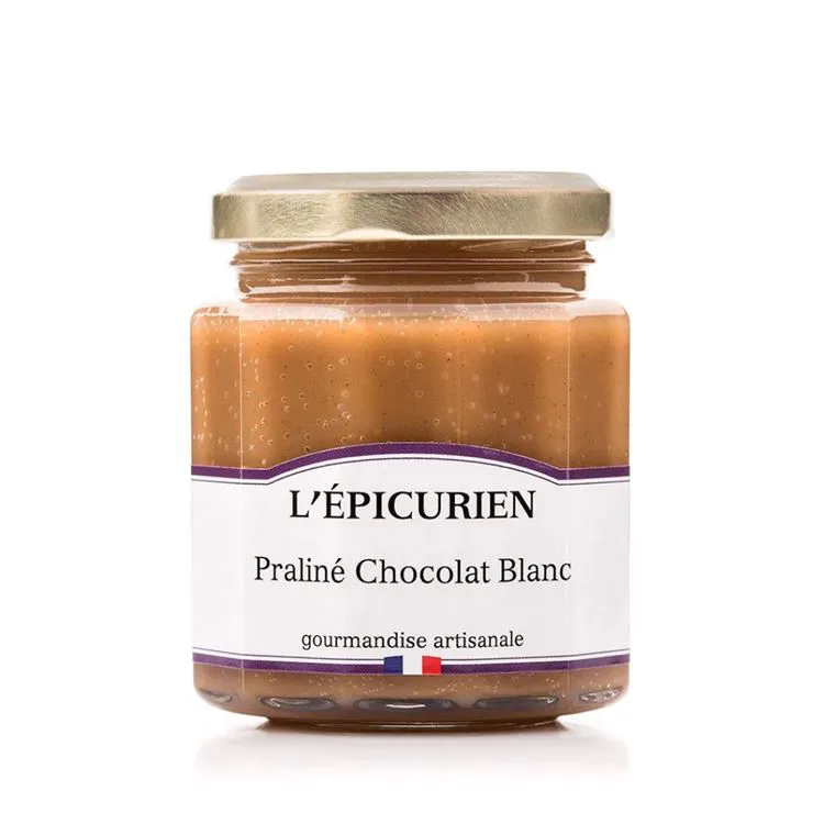 Pâte à tartiner Praliné Chocolat Blanc 200g