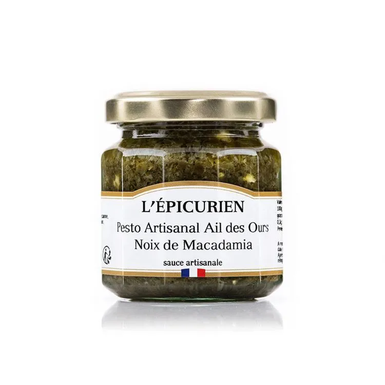 Tartinable Pesto Ail des Ours Noix de Macadamia