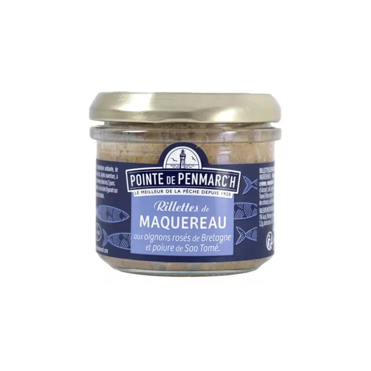  Rillettes de maquereau aux oignons ros&eacute;