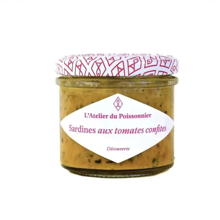 Rillettes de sardines aux tomates confites
