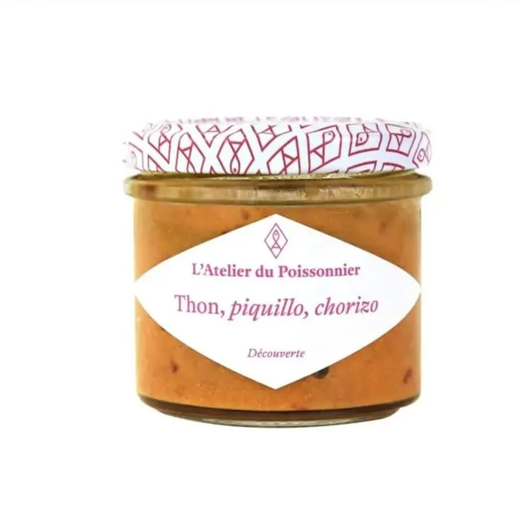 Rillettes de thon / piquillo / chorizo