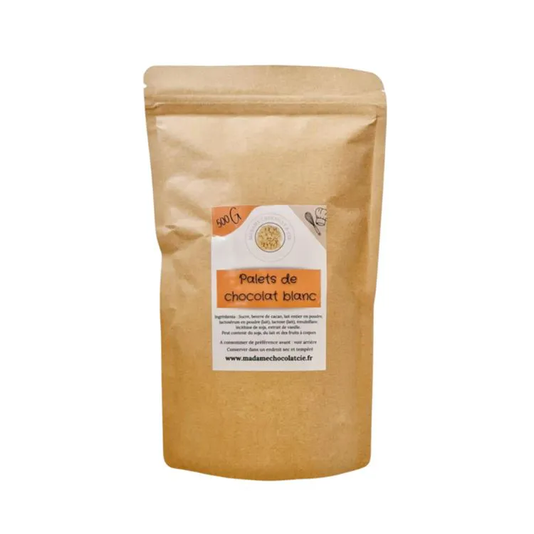 palets chocolat blanc