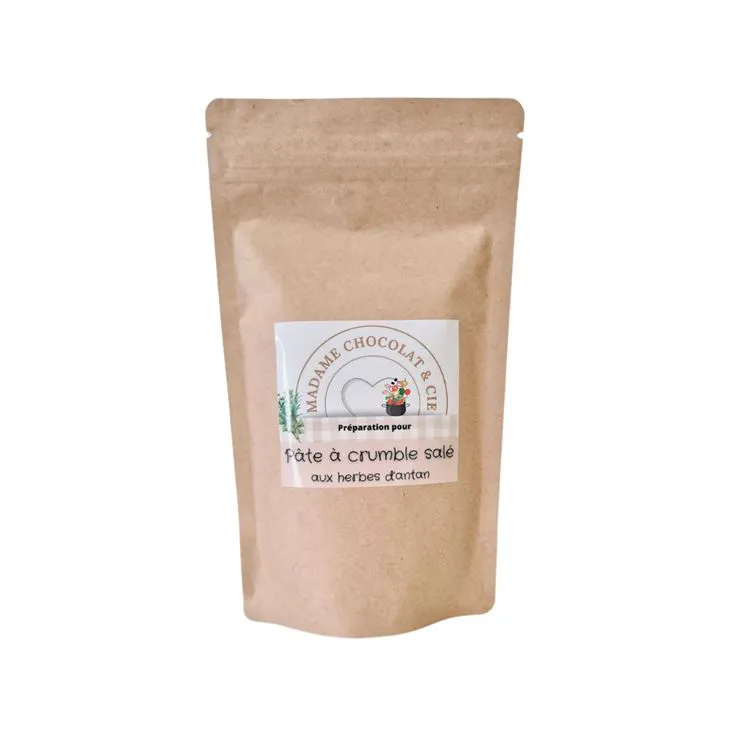 Pâte à crumble salé aux herbes d'antan