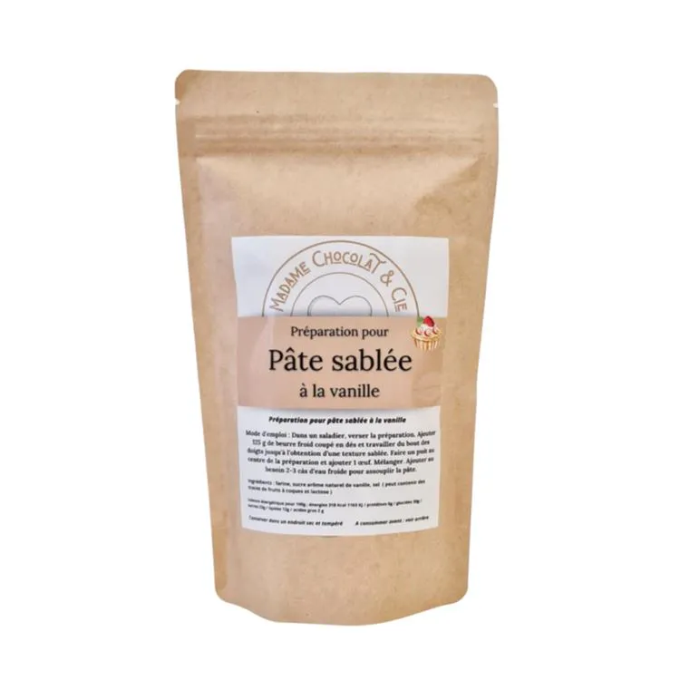 P&acirc;te sabl&eacute;e &agrave; la vanille 