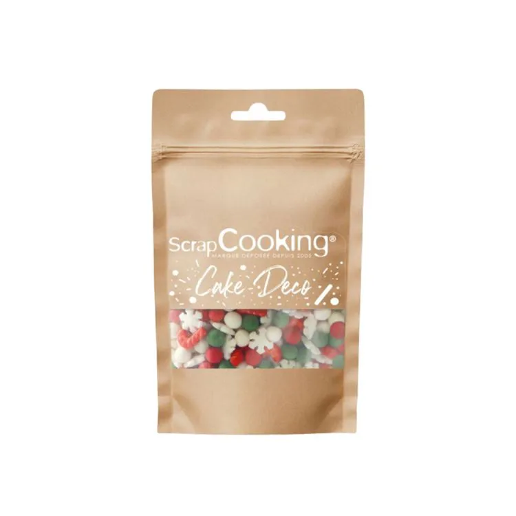 Décors sucrés mix 3D Noël 80g