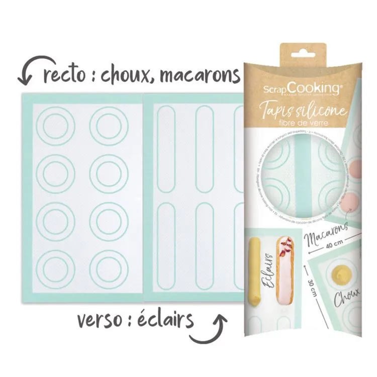 Tapis silicone en fibre de verre 