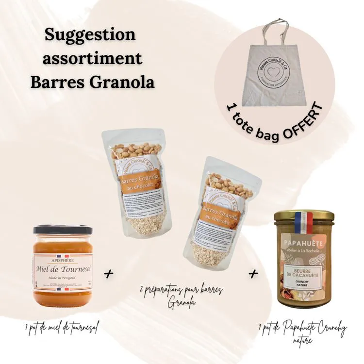 Suggestion assortiment Barres Granola