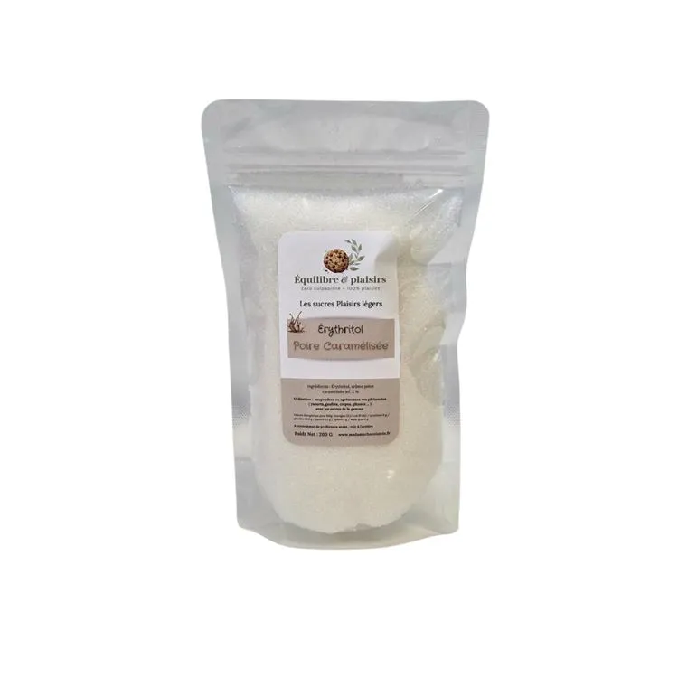 &eacute;rythritol poire caram&eacute;lis&eacute;e 200g
